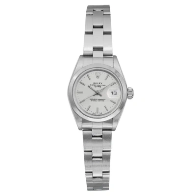 Rolex Date Automatic Chronometer Grey Dial Ladies Watch 79160 Gyso