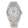 ROLEX PRE-OWNED ROLEX DATE AUTOMATIC CHRONOMETER WHITE DIAL UNISEX WATCH 15210