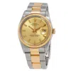 ROLEX PRE-OWNED ROLEX DATEJUST AUTOMATIC CHAMPAGNE DIAL MEN'S WATCH PRE-RLX1601