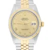 ROLEX PRE-OWNED ROLEX DATEJUST AUTOMATIC CHAMPAGNE DIAL UNISEX WATCH 16233 CRJ