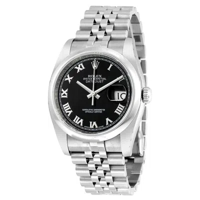 Rolex Datejust Automatic Chronometer Black Dial Men's Watch 116200-bkrj
