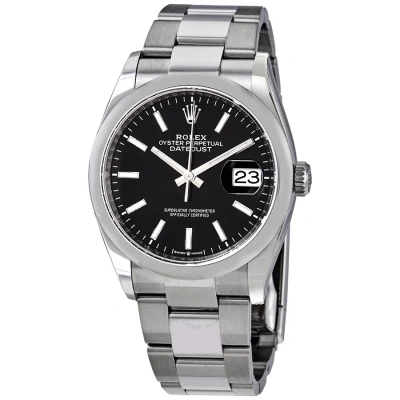 Rolex Datejust Automatic Chronometer Black Dial Men's Watch 126200 Bkso