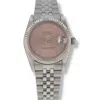 ROLEX PRE-OWNED ROLEX DATEJUST AUTOMATIC CHRONOMETER PINK DIAL LADIES WATCH 68274 PRJ