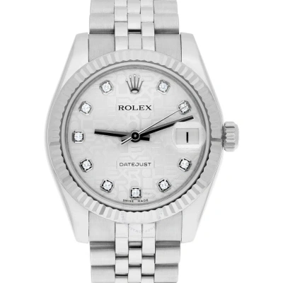 Rolex Datejust Automatic Diamond Ladies Watch 178274 Sjdj In Metallic