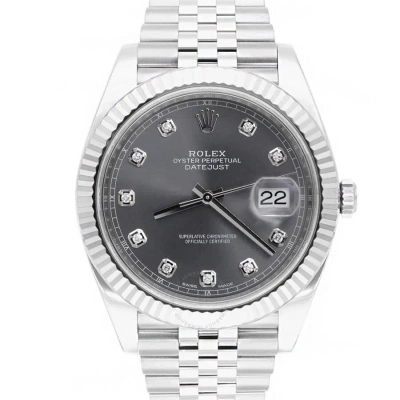 Rolex Datejust Automatic Diamond Men's Watch 126334 Rdj In Metallic