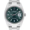 ROLEX PRE-OWNED ROLEX DATEJUST AUTOMATIC GREEN DIAL UNISEX WATCH 126200 GRSO