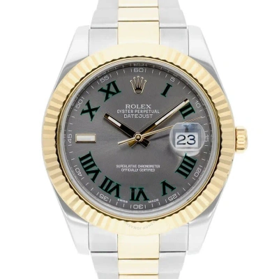 Rolex Datejust Automatic Grey Dial Men's Watch 116333 Gyro In Metallic