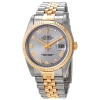 ROLEX PRE-OWNED ROLEX DATEJUST CHAMPAGNE DIAL 18K GOLD/STEEL MEN'S WATCH 16233CRJ