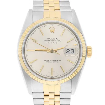 Rolex Datejust Automatic Silver Dial Unisex Watch 16013 Ssj In Neutral