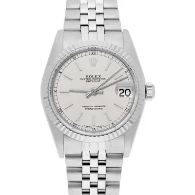 Rolex Datejust Automatic White Dial Ladies Watch 68274 Wsj In Metallic