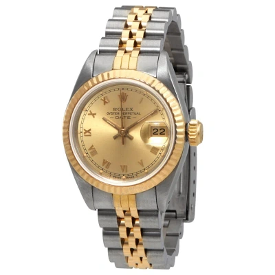 Rolex Datejust Champagne Dial Jubilee Bracelet Ladies Watch 69173crj In Two Tone  / Champagne / Gold / Gold Tone / Yellow