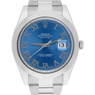 Rolex Datejust Ii Automatic Blue Dial Men's Watch 116300 Blro