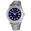 ROLEX ROLEX DATEJUST II BLUE DIAL STAINLESS STEEL ROLEX OYSTER AUTOMATIC MEN'S WATCH 116334BLSO