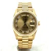 ROLEX PRE-OWNED ROLEX DAY DATE AUTOMATIC CHAMPAGNE DIAL MEN'S WATCH 18238 CRP
