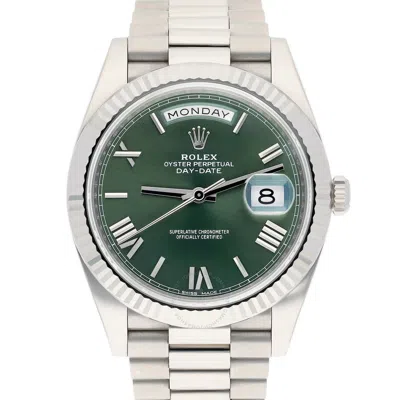Rolex Day Date Automatic Chronometer Green Dial Men's Watch 228239 Gnsrp In Gold / Gold Tone / Green / White