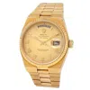 ROLEX PRE-OWNED ROLEX DAY-DATE OYSTERQUARTZ CHAMPAGNE DIAL MEN'S WATCH 19018
