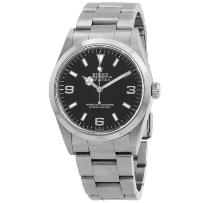 Rolex Explorer Automatic Black Dial Men's Watch 14270bkao