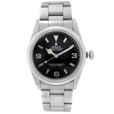 Rolex Explorer Automatic Chronometer Black Dial Men's Watch 14270