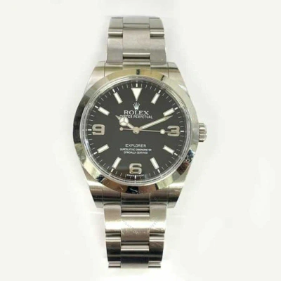 Rolex Explorer Automatic Chronometer Black Dial Men's Watch 214270 Bkao