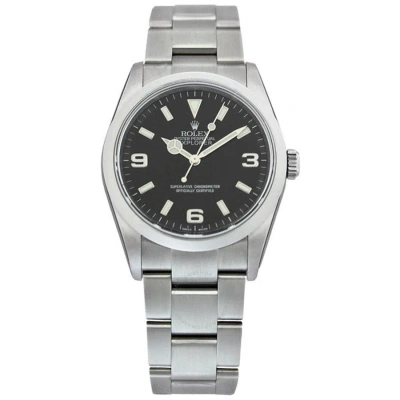 Rolex Explorer Black Dial Men's Watch 114270-bkao