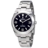 ROLEX PRE-OWNED ROLEX EXPLORER BLACK DIAL STAINLESS STEEL OYSTER BRACELET AUTOMATIC MEN'S WATCH BKASO