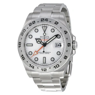 Rolex Explorer Ii Automatic White Dial Men's Watch 216570 Wso In Black / White