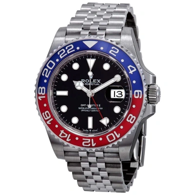 Rolex Gmt-master Ii Pepsi Blue And Red Bezel Stainless Steel Jubilee Watch 126710bksj In Red   / Black / Blue