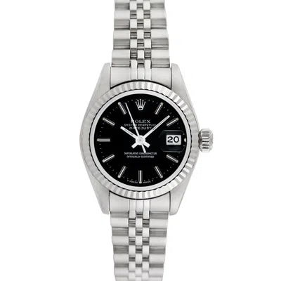 Pre-owned Rolex Ladies Datejust In Black