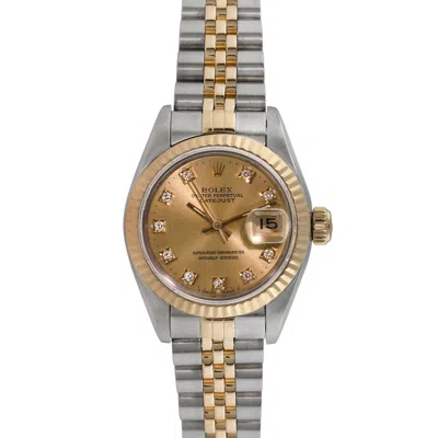 Rolex Ladies Datejust In Gold