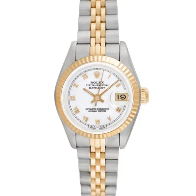 Pre-owned Rolex Ladies Datejust In White