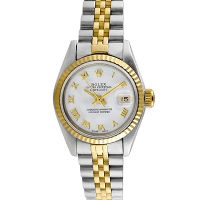 Pre-owned Rolex Ladies Datejust In White