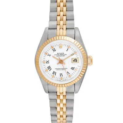 Pre-owned Rolex Ladies Datejust In White