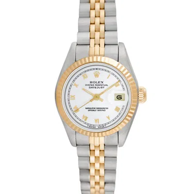 Pre-owned Rolex Ladies Datejust In White