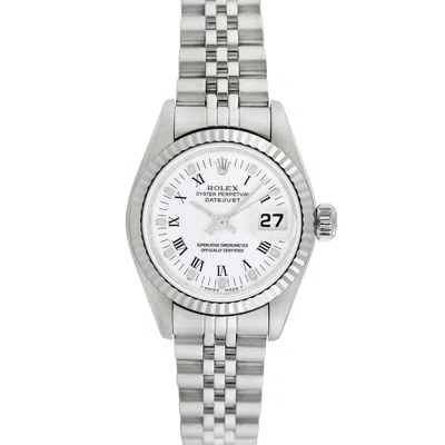 Pre-owned Rolex Ladies Datejust In White