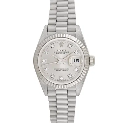 Rolex Ladies President In Metallic