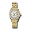 ROLEX PRE-OWNED ROLEX LADY-DATEJUST PEARLMASTER DIAMOND WHITE MOTHER-OF-PEARL DIAL LADIES WATCH 80298MDDP