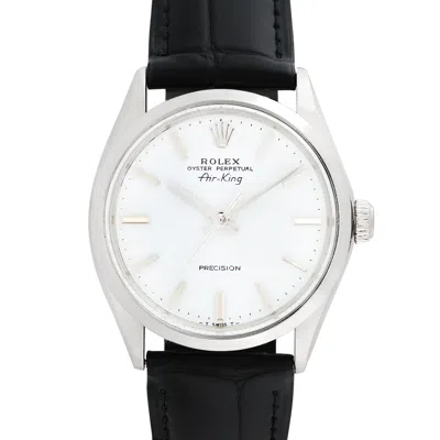 Pre-owned Rolex Men's Airking In White