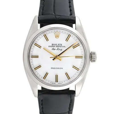 Pre-owned Rolex Men's Airking In White