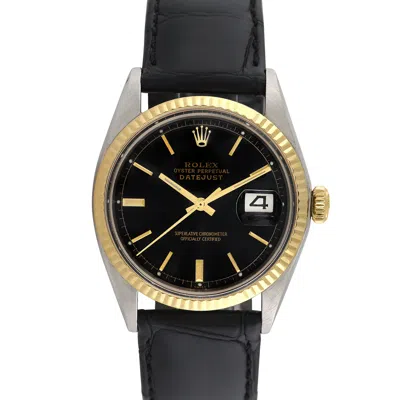 Pre-owned Rolex Men's Datejust In Black