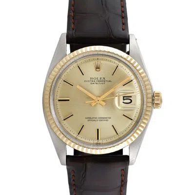 Rolex Men's Datejust In Gold