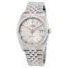 ROLEX PRE-OWNED ROLEX OYSTER PERPETUAL AUTOMATIC CHRONOMETER WHITE DIAL MEN'S WATCH 116234WSJ