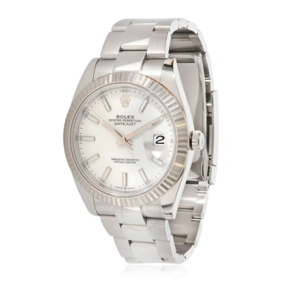 Rolex Oyster Perpetual Automatic Chronometer White Dial Men's Watch 126334 Wso