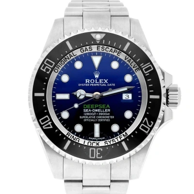 Rolex Sea-dweller Automatic Black Dial Men's Watch 116660d In Blue
