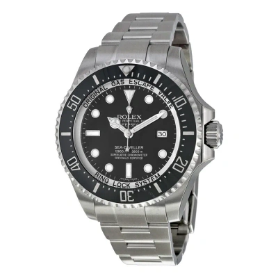 Rolex Deepsea Black Dial Stainless Steel Oyster Bracelet Automatic Men's Watch 116660bkso