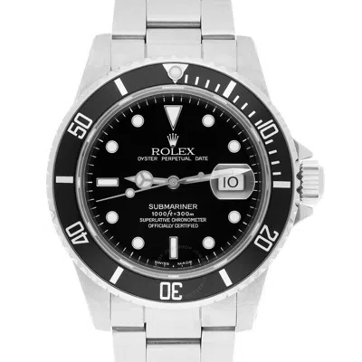 Rolex Submariner Automatic Black Dial Men's Watch 16800 Bkso