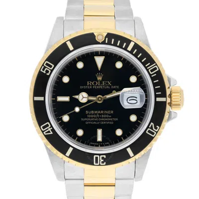 Rolex Submariner Automatic Black Dial Men's Watch 16803 Bkso