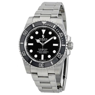 Rolex Submariner Automatic Chronometer Black Dial Men's Watch 114060