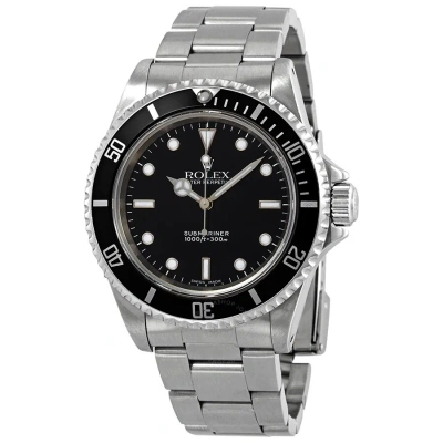 Rolex Submariner Automatic Chronometer Black Dial Men's Watch 14060 Bkso