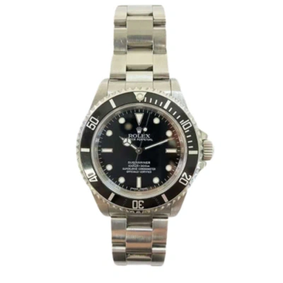Rolex Submariner Black Dial Steel Oyster Bracelet Men's Watch 14060m