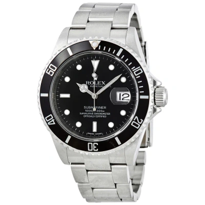 Rolex Submariner Automatic Chronometer Black Dial Men's Watch 16610bkso-3